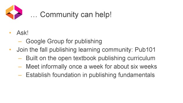 Open Textbook Network Summer Institute 2019 Slides - Wednesday - Page 34